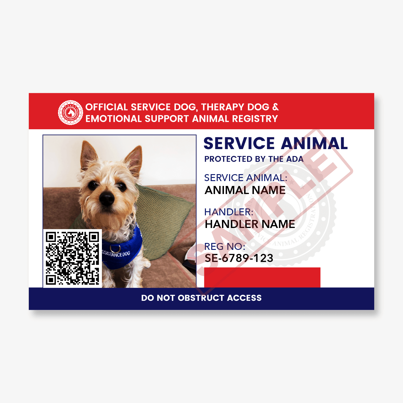 canadian service dog registration