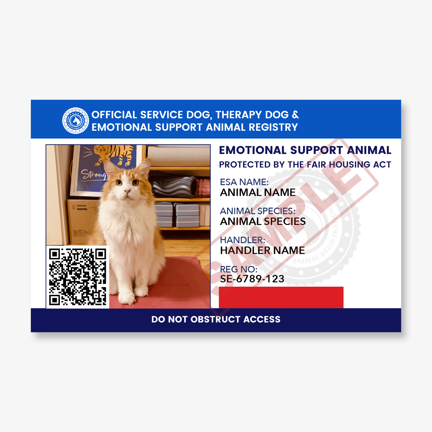 register emotional support cat free