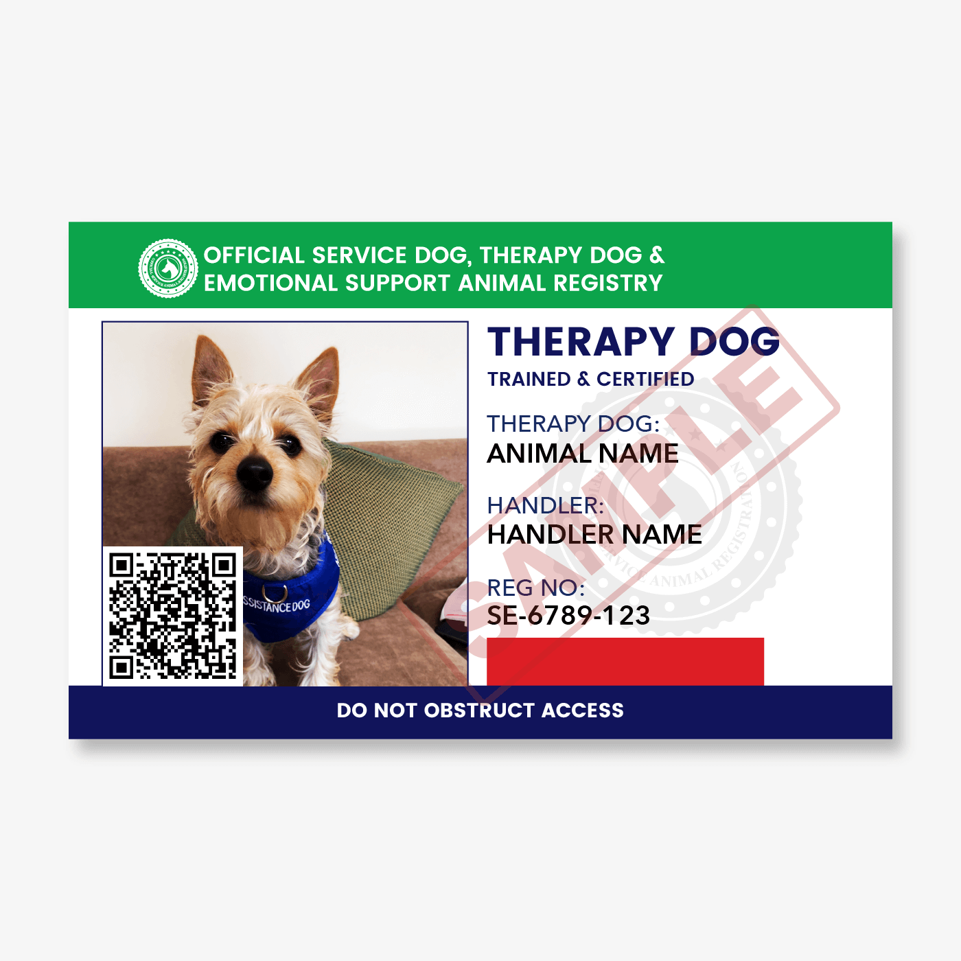 therapy dog registry